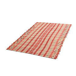 Vidal Tapis de laine 210x146 rouge Jajim pas cher