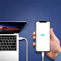 Wewoo Câble bleu pour Galaxy, Huawei, Xiaomi, LG, HTC et autres téléphones intelligents Nylon Weave Style USB vers Micro USB Data Cable de recharge de données, Longueur du câble: 1 m, pas cher