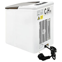 Avis vidaXL Appareil à glaçons Blanc 1,4 L 15 kg / 24 h