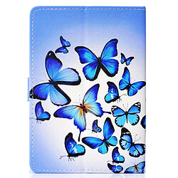 Avis Etui en PU universel 10 pouces papillons bleus pour votre Apple iPad 9.7/LG G Pad III etc