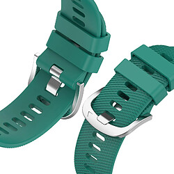 Avis Avizar Bracelet pour Samsung Galaxy Watch Active 2 40mm Silicone Texturé Vert Foncé