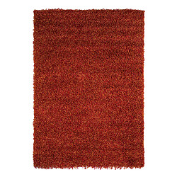 Thedecofactory SUPER SHAGGY - Tapis shaggy terra/rouge 120x170