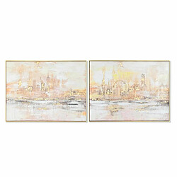 Cadre DKD Home Decor 80 x 3,5 x 60 cm New York Loft (2 Unités)