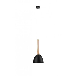 Lumière Suspension Tulip Bois,acier Noir 1 ampoule 106cm