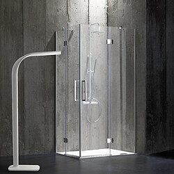 Kiamami Valentina CABINE DE DOUCHE 70X100 EN VERRE 6MM SANS STRUCTURE | LONDON