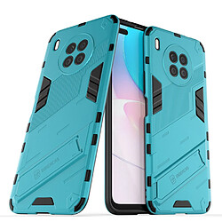 Coque en TPU antichoc, hybride avec béquille bleu clair pour votre Huawei nova 8i (Global Version)