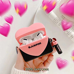 GUPBOO Airpods Coque Housse Étui Protecteur Compatible pour AirPods Pro-Love box silicone rose