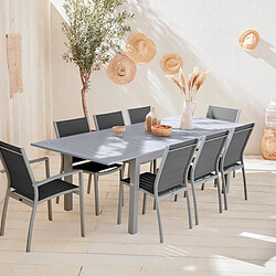 Ensemble table & chaises