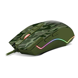 Spirit of Gamer Souris Gamer Commando Elite Edition Camouflage avec Rapid Fire