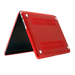 Wewoo Housse Étui rouge pour 2016 Macbook Pro 13.3 pouces A1706 & A1708 Ordinateur Portable Crystal PC de Protection