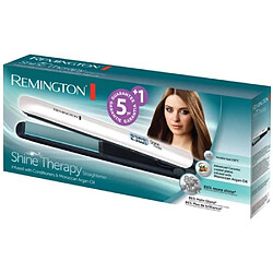 Remington Fer à Lisser, Lisseur Advanced Ceramic, Soin Huile Argan, Plaques Souples 110mm - S8500 Shine Therapy