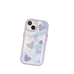 General Coque iPhone 14 Pro Max Design simple, coque de protection antichoc esthétique créative durable, protection parfaite pour votre téléphone, pour femme, femme et homme - Lunette violette