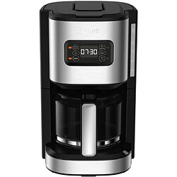 Rue Du Monde Krups Excellence Cafetière Electrique Inox 1,25 L Programmable 24h Sélecteur Puissance d'Infusion Fonction 1/4 Tasses Auto-Off Après 30 mn Anti-goutte KM480D10 pas cher