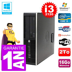 PC HP 6200 SFF Intel i3-2120 RAM 16Go Disque 2To Graveur DVD Wifi W7 - Occasion