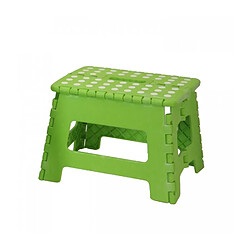 Wadiga Escabeau Marchepied Pliable Plastique Vert - Hauteur 22cm