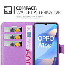 Acheter Cadorabo Coque Oppo A16s / A54s Etui en Violet