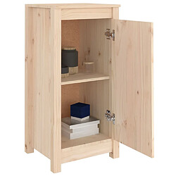 Avis vidaXL Buffets 2 pcs 39x35x80 cm bois massif de pin