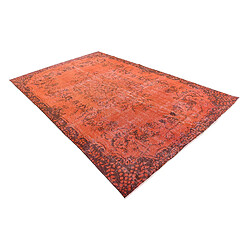 Vidal Tapis de laine 302x193 rouge Ultra Vintage