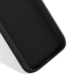 Avizar Coque iPhone 13 Mini Silicone Semi-Rigide avec Finition Soft Touch noir pas cher