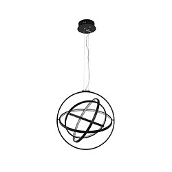 Luminaire Center Suspension Tryton Alliage métallique,aluminium Noir