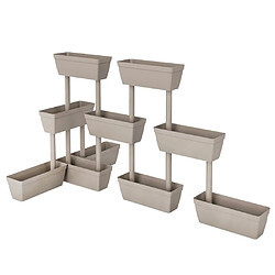 Acheter vidaXL Jardinières 3 pcs 100 cm Taupe