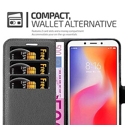 Acheter Cadorabo Coque Xiaomi RedMi 6 Etui en Noir