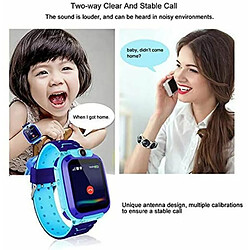 Riffi Riff Q12 See Me Wi-Fi / Sim GPS Tracking Montre pour enfants avec appel vocal et caméra de chat Rose