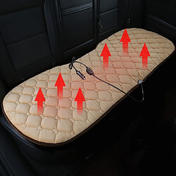 Wewoo Housse de coussin chauffant pour siège de voiture arrière 12V chauffée en hiver beige