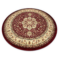 RUGSX Tapis ROYAL ADR cercle modèle 521 bordeaux cercle 120 cm