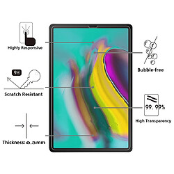 Wewoo Film de verre trempé de antidéflagrant et résistant aux empreintes digitales 9H pour Galaxy Tab A 10.1 2019