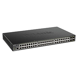 Dlink 52-Port Smart Managed PoE+ GB SW 52-Port Smart Managed PoE+ Gigabit Switch 4x 10G