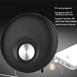 Universal Haut-parleur Bluetooth Portable Puissant Colonne Haut-parleur Smart Woofer Récepteur stéréo sans fil Google Mini Premier Page | Haut-parleur Portable (Noir)