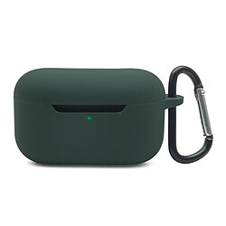 Coque en silicone, antichoc avec boucle de suspension vert noirâtre pour votre Echo Buds 2