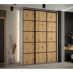 Abiks Meble Armoire DAVOS 4 À Portes Coulissantes 235,2/180/45 3 Portes