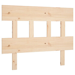 Maison Chic Tête de lit scandinave,Meuble de chambre 93,5x3x81 cm Bois massif de pin -MN25555