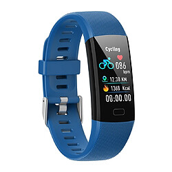 Wewoo Bracelet connecté Y10 0,96 pouces TFT écran couleur IP67 Smart étancherappel de soutien / surveillance de la fréquence cardiaque / de la pression artérielle / du sommeil / Oxymètre bleu