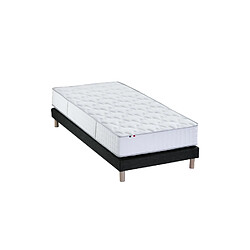 Idliterie Ensemble Matelas Ressorts + Mémoire de forme ODYSSEE + Sommier - Made in France