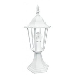 Fan Europe Lanterne de jardin Milano 1 ampoule Aluminium,diffuseur Verre blanc