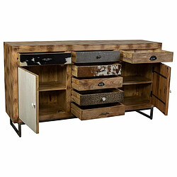 Avis Buffet Alexandra House Living Marron Bois Métal Fer 47 x 95 x 180 cm