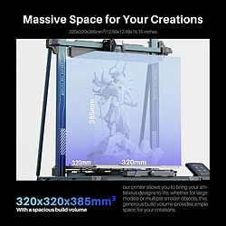 Acheter Imprimante 3D Elegoo Neptune 4 Plus, mise à niveau automatique, vitesse d'impression maximale de 500 mm/s, 320 x 320 x 385 mm