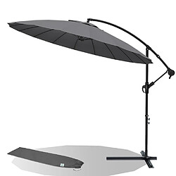 Vounot Parasol deporte 3M Shanghai avec housse de protection gris