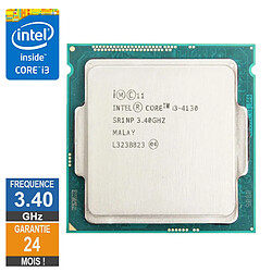 Processeur Intel Core I3-4130 3.40GHz SR1NP FCLGA1150 3Mo - Reconditionné