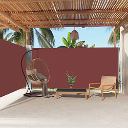 vidaXL Auvent latéral rétractable 180x600 cm - Marron