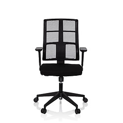 Chaise de bureau / chaise pivotante SPINIO maille / tissu noir hjh OFFICE