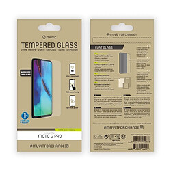 Muvit Verre Trempé pour Motorola Moto G Pro Plat Ultra-résistant Transparent