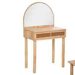 Avis Atmosphera, Createur D'Interieur Coiffeuse + tabouret campagne Beige - ATMOSPHERA