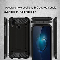 Wewoo Coque renforcée noir pour Huawei P20 Lite Full-Rugged TPU + PC Combinaison Couverture Arrière