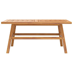 Avis Maison Chic Table basse,Table Console Table d'appoint, Table pour salon 100x50x45 cm bois massif d'acacia -MN70442