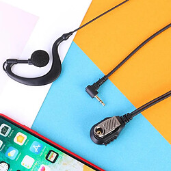 Acheter GUPBOO 2.5mm/3.5mm 1Pin crochet d'oreille écouteur pour Motorola ICOM YAESU Radio talkie-walkie écouteur avec PTT micro talkie-walkie accessoires