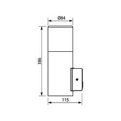 Acheter Applique murale LED étanche E27 interchangeable pour extérieur jardin entrée porches 230V